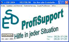 Link zeigt Infobild �ber den Zustand Ihres ERNTEwindow