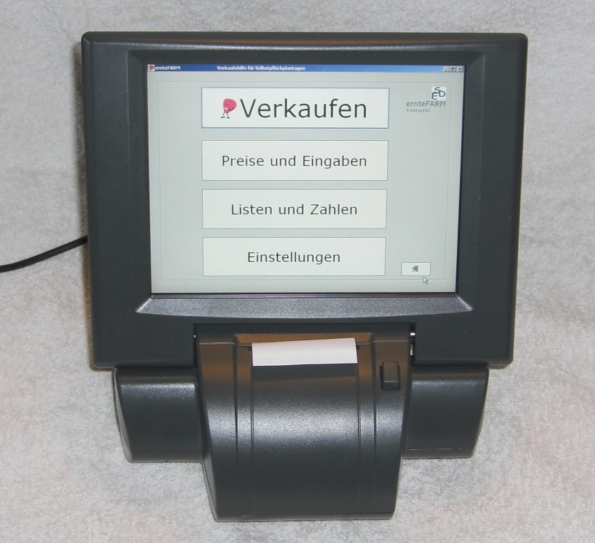 ernteFARM Startbildschirm